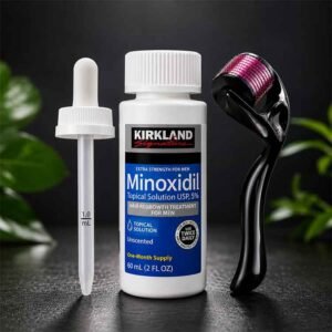 Krikland Minoxidil + Derma Rolle System